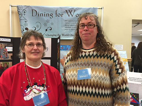 PA, Ephrata members Lori Miller and Cindy Lipscomb raised funds for DFW at the local Gifts that Give Hope Fair.