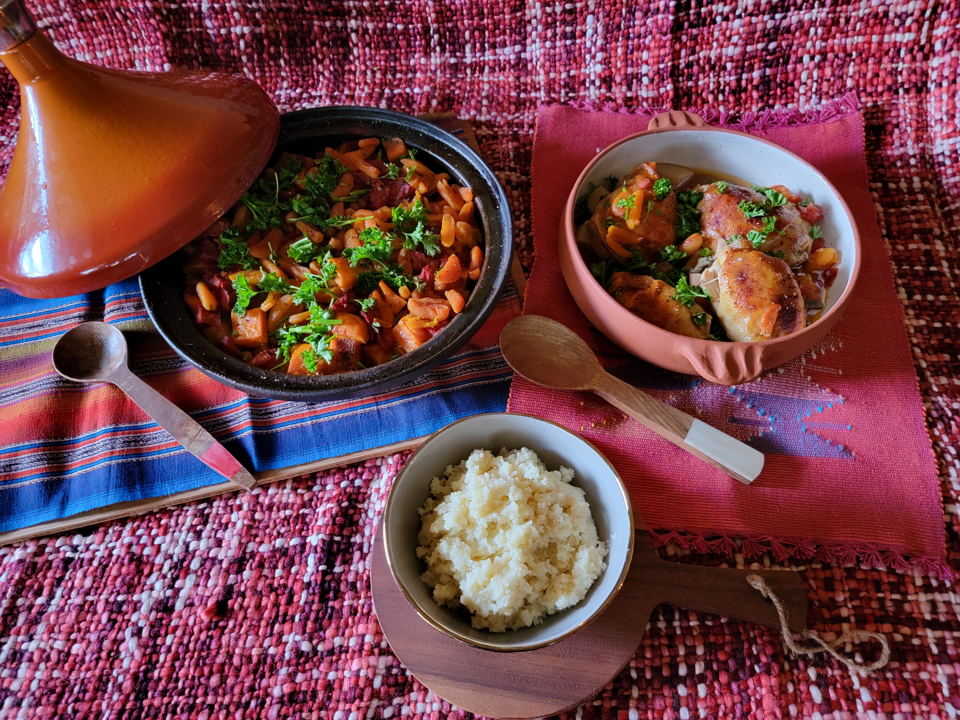 Apricot And Vegetable Tagine, Moroccan Recipes